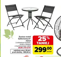Carrefour Zestaw mebli balkonowych Patio oferta
