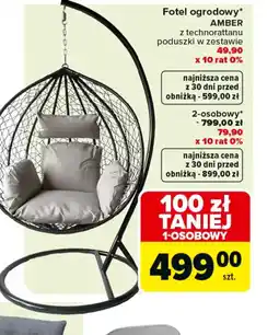 Carrefour Fotel ogrodowy Amber oferta