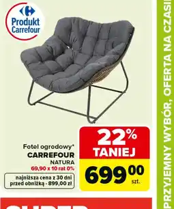 Carrefour Fotel ogrodowy Carrefour Natura oferta