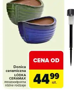 Carrefour Donica ceramiczna Lódka Ceramax oferta