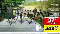 Carrefour Zestaw mebli balkonowych oferta