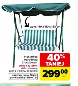 Carrefour Huśtawka ogrodowa oferta