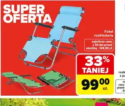 Carrefour Fotel rozkładany oferta