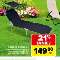 Carrefour Leżanka z daszkiem oferta