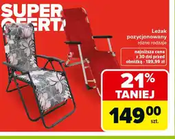 Carrefour Leżak pozycjonowany oferta