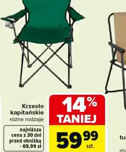Carrefour Krzesło kapitańskie oferta