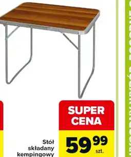 Carrefour Stół składany kempingowy oferta
