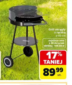 Carrefour Grill okrągły z rączką oferta