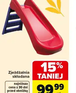 Carrefour Zjeżdżalnia składana oferta