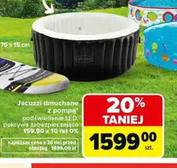 Carrefour Jacuzzi dmuchane z pompą oferta