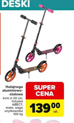 Carrefour Hulajnoga aluminiowo-stalowa oferta