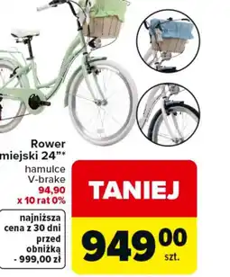 Carrefour Rower miejski 24 oferta