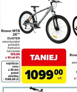 Carrefour Rower MTB 26" Duster oferta