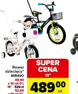 Carrefour Miravo Rower dziecięcy oferta
