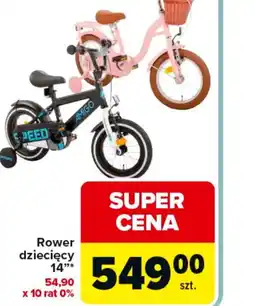Carrefour Rower dziecięcy 14" oferta