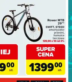 Carrefour Rower MTB 29" Swift, Steed oferta