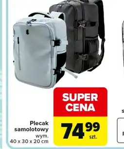 Carrefour Plecak samolotowy oferta