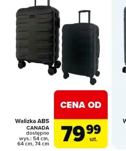 Carrefour Walizka ABS Canada oferta