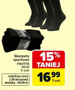 Carrefour Skarpety sportowe Frotte ICLO oferta