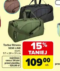 Carrefour Torba fitness Semi Line oferta