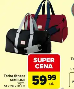 Carrefour Torba fitness Semi Line oferta