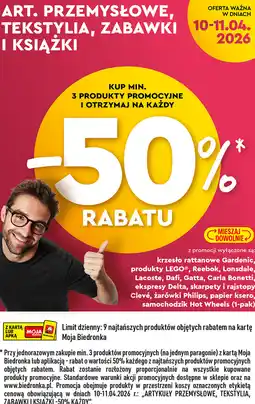 Biedronka Art. przemysłowe, tekstylia, zabawki i książki oferta