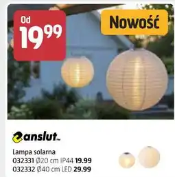 Jula Lampa solarna 032331 Ø20 cm IP44 / 032332 Ø40 cm LED anslut oferta