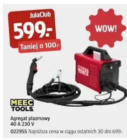Jula MEEC TOOLS Agregat plazmowy 40 A 230 V oferta