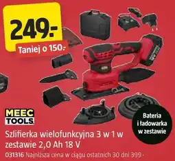 Jula MEEC TOOLS Szlifierka wielofunkcyjna 3 w 1 w zestawie 2,0 Ah 18 V oferta