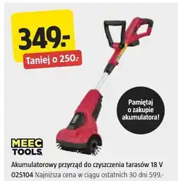 Jula Meec Tools Akumulatorowy przyrząd do czyszczenia tarasów 18 V oferta