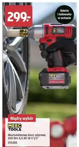 Jula MEEC TOOLS Akumulatorowy klucz udarowy 350 Nm 4,0 Ah 18 V 1/2 oferta