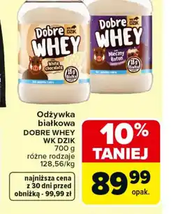 Carrefour Odżywka białkowa Dobre Whey WK Dzik oferta