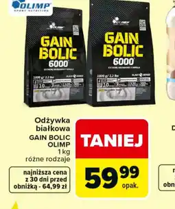 Carrefour Olimp Odżywka białkowa Gain Bolic 6000 oferta