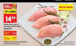 Biedronka Filet z piersi kurczęcia Kraina Mięs Mega Paka oferta