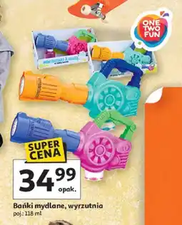 Auchan Bańki mydlane, wyrzutnia poj oferta