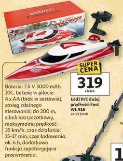 Auchan Łódź R/C dużej prędkości Fast WL 918 oferta