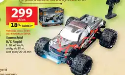 Auchan Samochód R/C Rapid 1:18, 40 km/h, zasięg do 80 m, czas pracy 20-25 min oferta