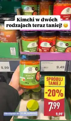 ALDI Kimchi hot vegan oferta