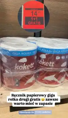 ALDI Ręcznik papierowy giga rolka oferta