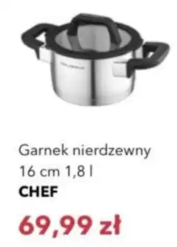 Nela Garnek nierdzewny 16 cm chef oferta