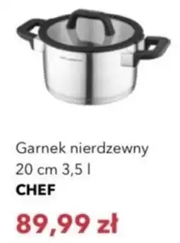 Nela Garnek nierdzewny 20 cm CHEF oferta