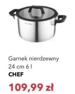 Nela Garnek nierdzewny 24 cm CHEF oferta
