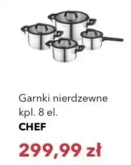 Nela Garnki nierdzewne CHEF oferta