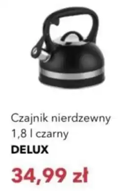 Nela Czajnik nierdzewny czarny DELUX oferta