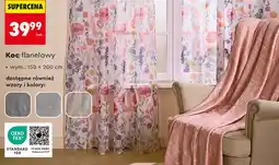 Biedronka Koc flanelowy oferta