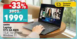 Biedronka LENOVO Laptop V15 G4 AMN oferta