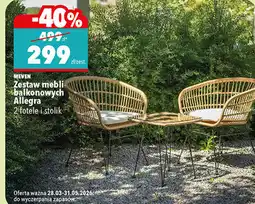 Biedronka Zestaw mebli balkonowych Allegra MEVEN oferta