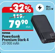 Biedronka PATONA Powerbank Premium Stark 4 oferta