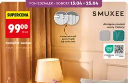 Biedronka SMUKEE Komplet zasłon oferta