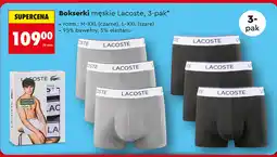 Biedronka Bokserki męskie Lacoste, 3-pak oferta